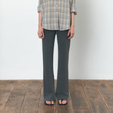 SIPT7183 Comfort Bootcut Banding Pants_Charcoal
