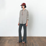 SIPT7183 Comfort Bootcut Banding Pants_Charcoal