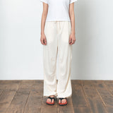 SIPT7184 Silky Parachute Pants_Cream