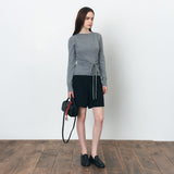 SIPT7185 Light Banded Shorts_Black
