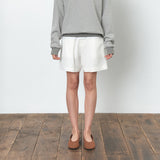 SIPT7185 Light Banded Shorts_White