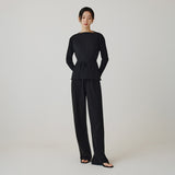 SIPT7191 Comfort Daimaru Banding Pants_Black