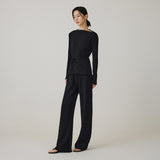 SIPT7191 Comfort Daimaru Banding Pants_Black