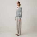 SIPT7191 Comfort Daimaru Banding Pants_Greige