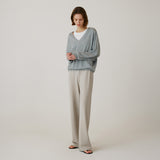 SIPT7191 Comfort Daimaru Banding Pants_Greige