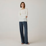 SIPT7191 Comfort Daimaru Banding Pants_Navy blue