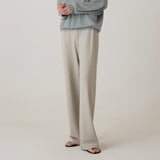 SIPT7191 Comfort Daimaru Banding Pants_Greige