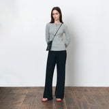 SIPT7192 Comfort Wide Banding Slacks_Black