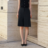 SIPT7200 Minimal Bermuda Pants_Black