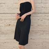 SIPT7200 Minimal Bermuda Pants_Black