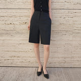 SIPT7200 Minimal Bermuda Pants_Black