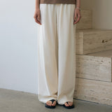 SIPT7201 Resort Jersey Banding Pants_Cream