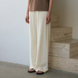 SIPT7201 Resort Jersey Banding Pants_Cream