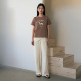 SIPT7201 Resort Jersey Banding Pants_Cream