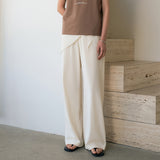 SIPT7201 Resort Jersey Banding Pants_Cream