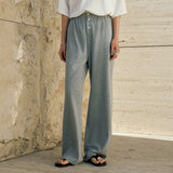 SIPT7201 Resort Jersey Banding Pants_Melange Gray