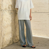 SIPT7201 Resort Jersey Banding Pants_Melange Gray