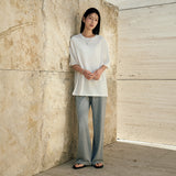 SIPT7201 Resort Jersey Banding Pants_Melange Gray