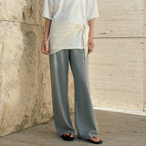 SIPT7201 Resort Jersey Banding Pants_Melange Gray