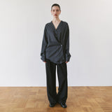 SIPT7211 Gentle Wide Jogger Slacks_Black