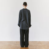 SIPT7211 Gentle Wide Jogger Slacks_Black