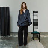 SIPT7211 Gentle Wide Jogger Slacks_Black