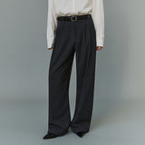 SIPT7211 Gentle Wide Jogger Slacks_Charcoal