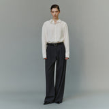SIPT7211 Gentle Wide Jogger Slacks_Charcoal
