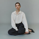 SIPT7211 Gentle Wide Jogger Slacks_Charcoal