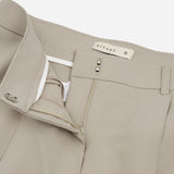 SIPT7213 Bootcut Pintuck Slacks_Ash beige