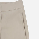 SIPT7213 Bootcut Pintuck Slacks_Ash beige