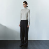 SIPT7213 Bootcut Pintuck Slacks_Black
