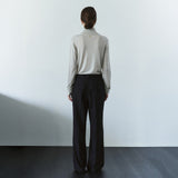 SIPT7213 Bootcut Pintuck Slacks_Black