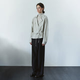 SIPT7213 Bootcut Pintuck Slacks_Black