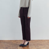 SIPT7217 Comfort Daily Pants_Deep brown