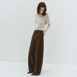 SIPT7220 Wide Adjustable-Tab Pants_Brown