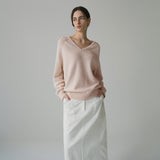 SIST9052 Cotton Purtig Long Skirt_White