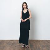 SIST9058 Formal Column Long Skirt_Black