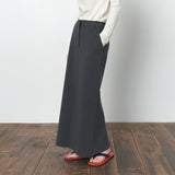 SIST9058 Formal Column Long Skirt_Charcoal