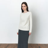 SIST9058 Formal Column Long Skirt_Charcoal