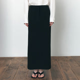SIST9058 Formal Column Long Skirt_Black
