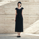 SIST9062 Breeze Wrinkle Skirt_Black