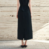 SIST9062 Breeze Wrinkle Skirt_Black