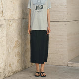 SIST9062 Breeze Wrinkle Skirt_Black