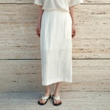 SIST9062 Breeze Wrinkle Skirt_Ivory