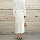 SIST9062 Breeze Wrinkle Skirt_Ivory
