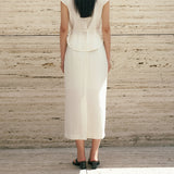 SIST9062 Breeze Wrinkle Skirt_Ivory