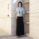 SIST9064 Flow Tension Banding Skirt_Black