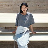 SIST9064 Flow Tension Banding Skirt_Melange Gray