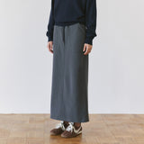 SIST9069 Fatigue Banding Sweat Skirt_Charcoal